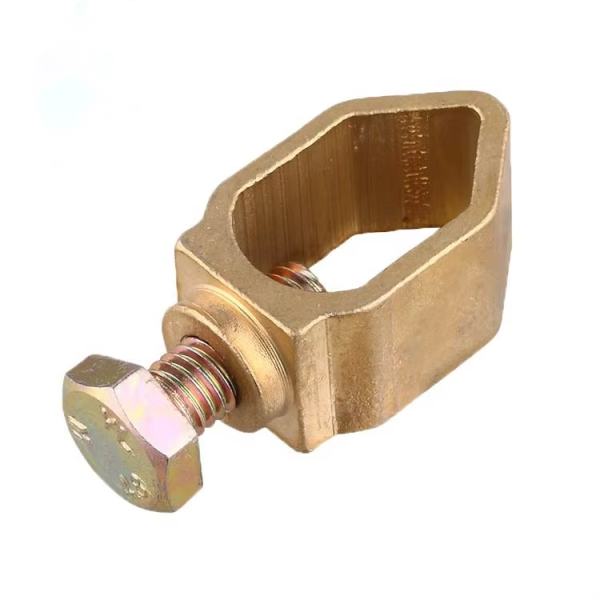 Customized 5/8\" Ground Rod Clamp Earth Cable Connector for Lightning Protection Grounding System for Lightning Protection Groun