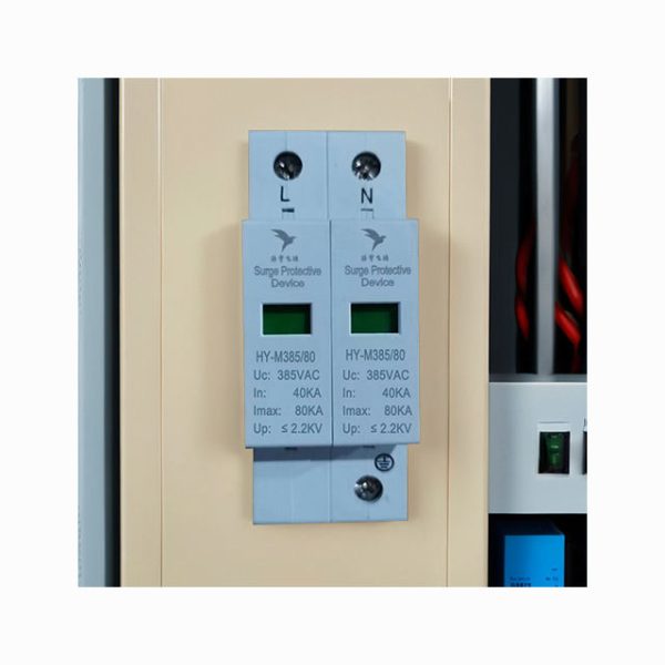 Single-Phase 2P 80KA T2 Type Surge Protector High Performance SPD Surge Protection Device