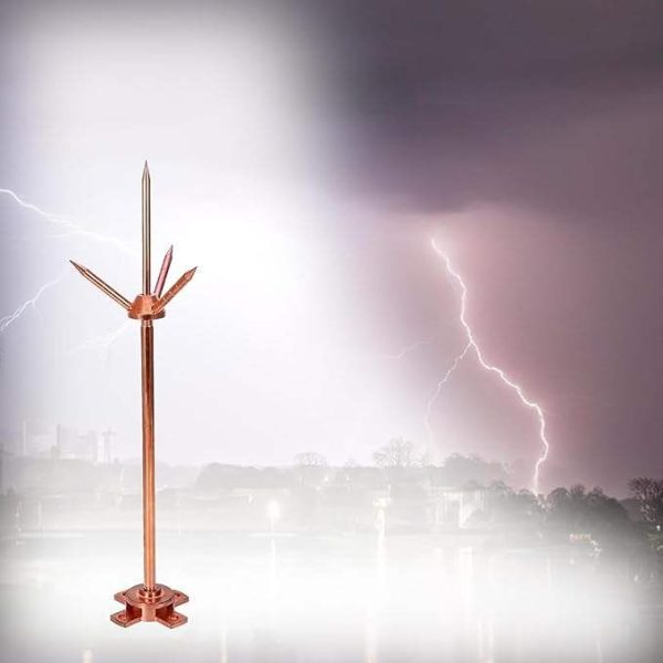 High Quality 600V 20KA 40KA T2 Protective Lightning rod Device 35mm Din Rail For Lightning Protection