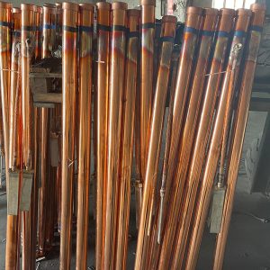 Copper Plating Earth Grounding Rod With Clamp for Electric Fence Lightning Protection