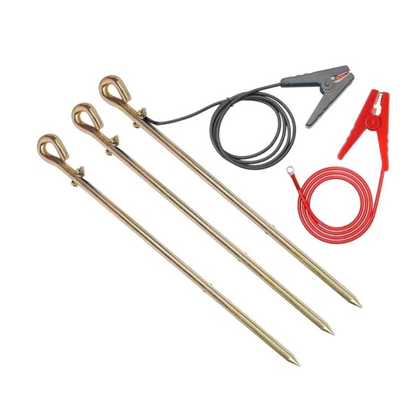 Copper Ground Semi-Copper Material With Grounding Earth Rod C Type Copper Crimp for Secure Wire Connection Earth Ground Rod - Image 2