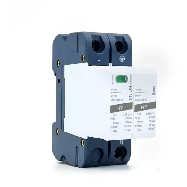 Thunder Protector 2P 275V Surge Protective Device AC SPD Solar PV Arrester with 40ka Imax Lightning Protection - Image 2