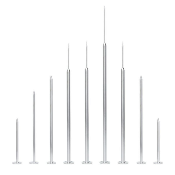Various Size of Pure Copper Lightning Rod Lightning Arrester Lightning Protection Air Terminal Rod - Image 2