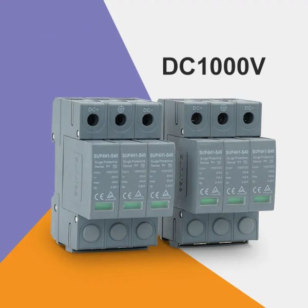 40KA DC Arrester Solar Photovoltaic Surge Protector 500V800V1000V1200V1500V T2 Type SPD - Image 2