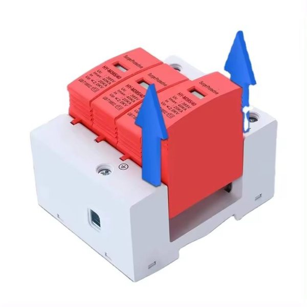 2P DC Photovoltaic Lightning Protector Low-Voltage T2 Surge Arrester Device 40KA Surge Protective Voltage Surge Management - Image 2