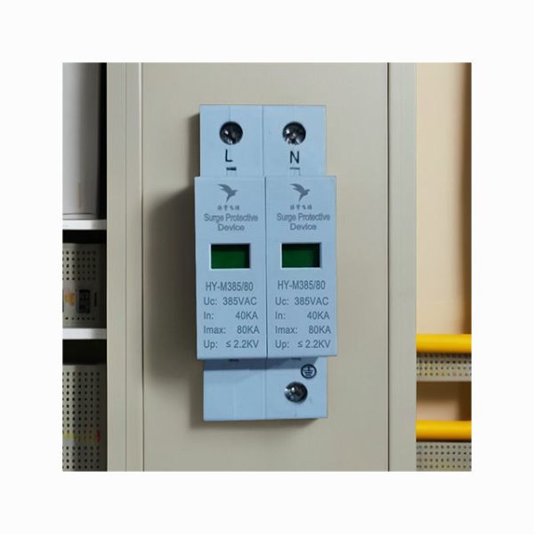 Single-Phase 2P 80KA T2 Type Surge Protector High Performance SPD Surge Protection Device - Image 2
