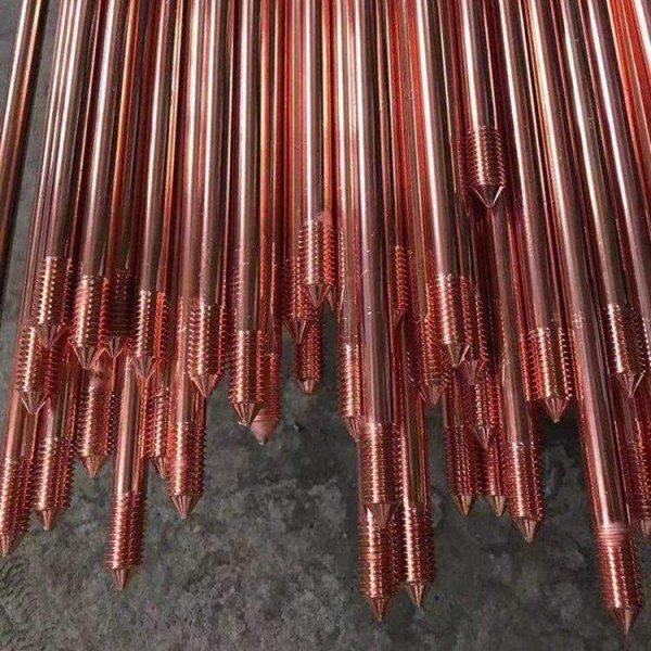 High Quality Copper Clad Steel Earth Rods Copper Material Copper Ground Earth Rod Price - Image 2