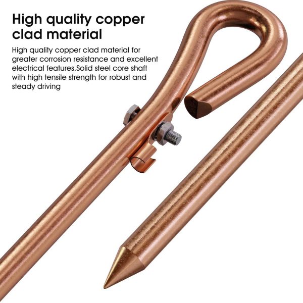 Kunb Copper Grounding Rod for Electrical Substation and Power Transmission Systems - Image 2