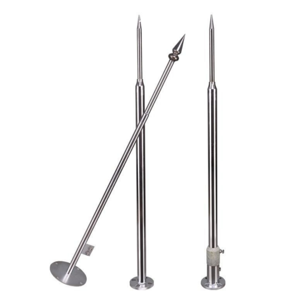 Certified Factory Supply Franklin Lightning Rod of Copper Clad Steel Terminal Rod Thunder Arrester - Image 2