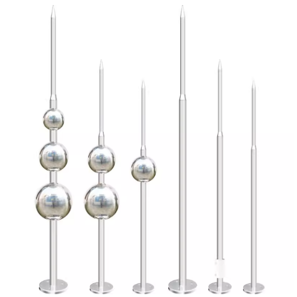 Factory Professional Manufacture Steel Lightning Rod Outdoor High Quality Lightning Rod - Image 2