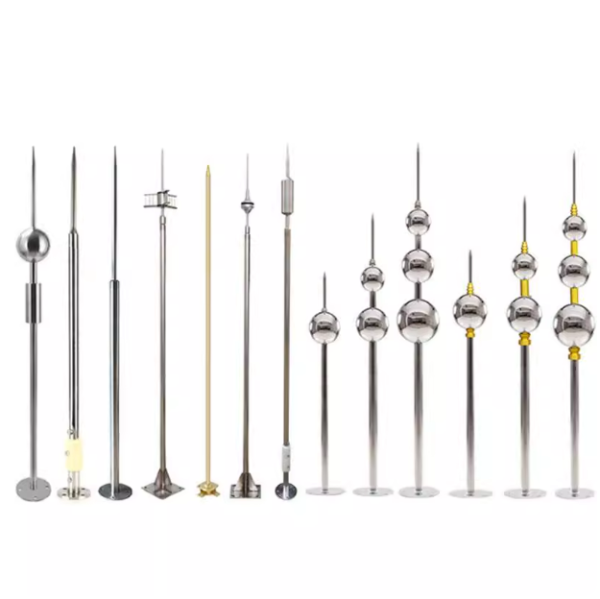 Safety House Tower Tank Light Earth Rod for Roof Air Terminals Lightning Protection Equipment Lightning Rod - Image 3