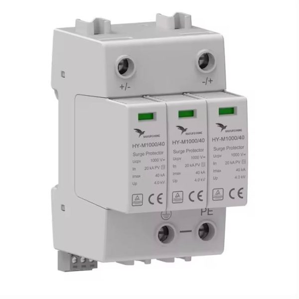 New Design Din Rail Power Signal Surge Protector Device DC 500V-800V 40KA Imax Arrester for Signal Processing Applications - Image 3