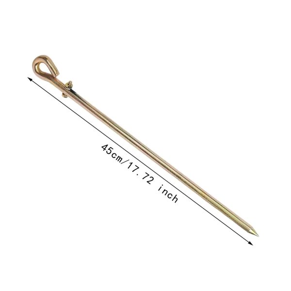 Ground Rod Kit 45Cm Copper Grounding Rod With Wire Clamps and Connectors Suitable for RV Electrical Earthing RV Grounding Rod - Image 3