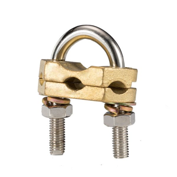 U-Shaped Cable Clamp Rod Clamp for Lightning Protection Ground Cable Clamp Nut Nut Cable Glands Product - Image 3