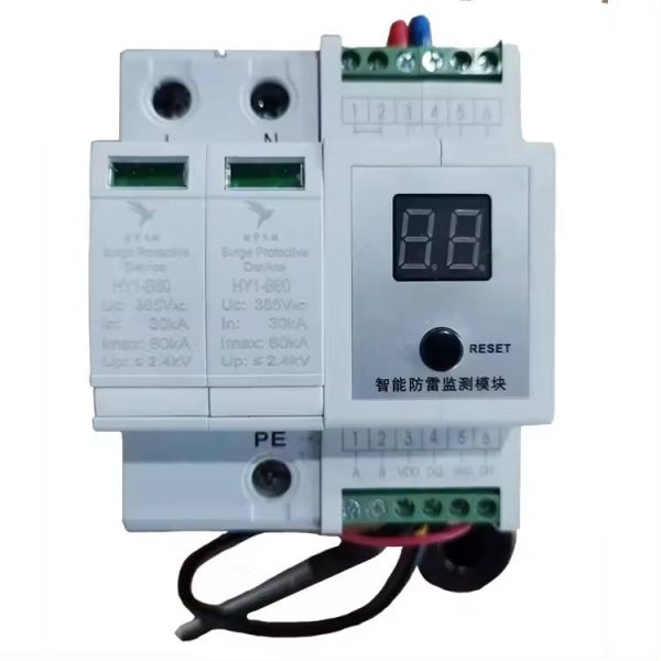 AC SPD T2 Type Surge Protector Power Switch Lightning Arrester Circuit Breaker for Protection Against Surge Spikes - Image 4