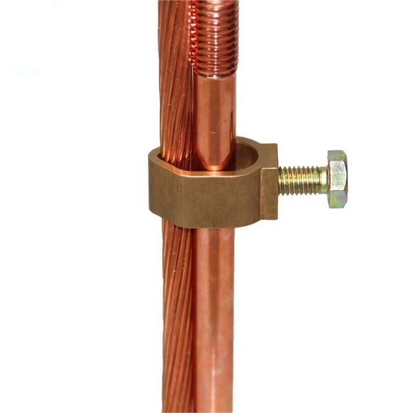 Customized 5/8\" Ground Rod Clamp Earth Cable Connector for Lightning Protection Grounding System for Lightning Protection Groun - Image 5