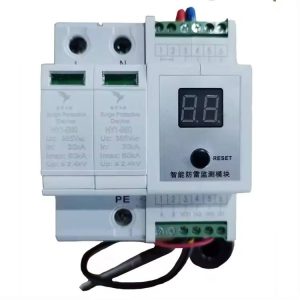 Ac T2 220vac 20ka Spd Module SPD Protect Process Spikes Surge Protection LED Power Protection Devices Surge