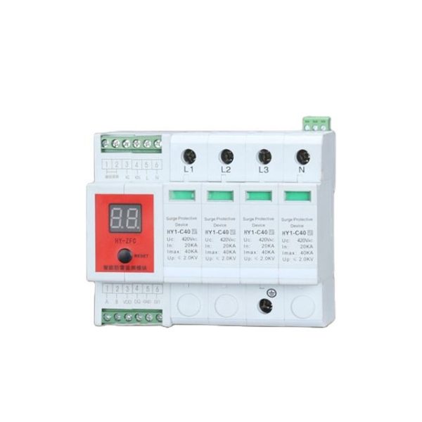 Intelligent T2 Three-Phase 40KA Combination Lightning Protection Module Efficient Lightning Protection Device