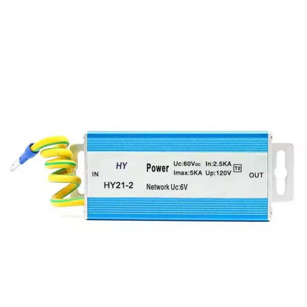 Factory RJ45 Network Surge Protective Device POE Surge Arrester Connector 5KA signal spd