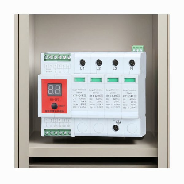 Intelligent T2 Three-Phase 40KA Combination Lightning Protection Module Efficient Lightning Protection Device - Image 3