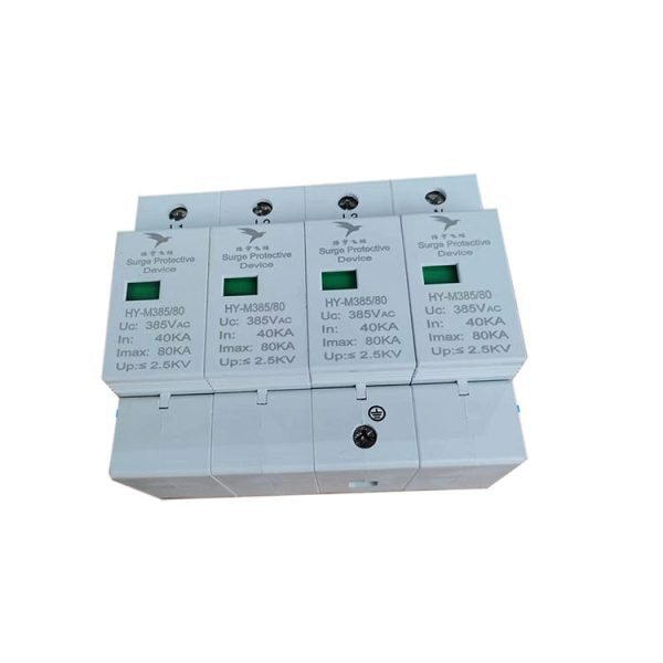80KA T2 Low Voltage Three-Phase Lightning Arrester Surge Protector SPD Distribution for Electronic Equipment - Image 4