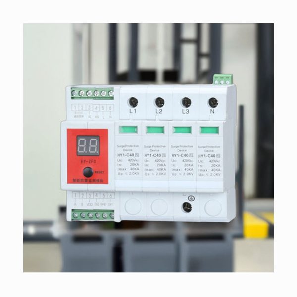 Intelligent T2 Three-Phase 40KA Combination Lightning Protection Module Efficient Lightning Protection Device - Image 5