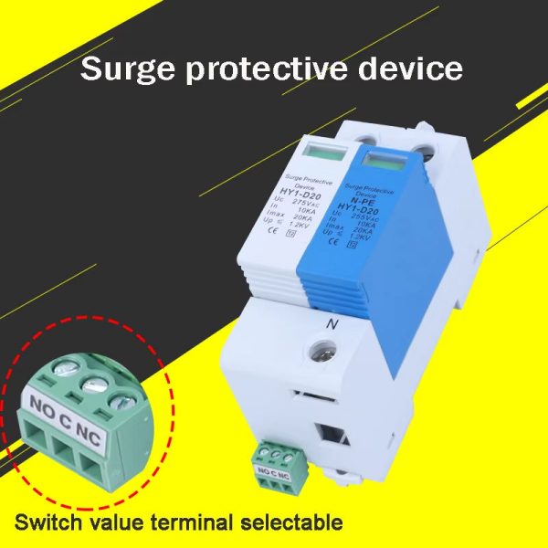 Hot Sell spd 2p 220v 20kA lightning Surge Arrester Device - Image 5