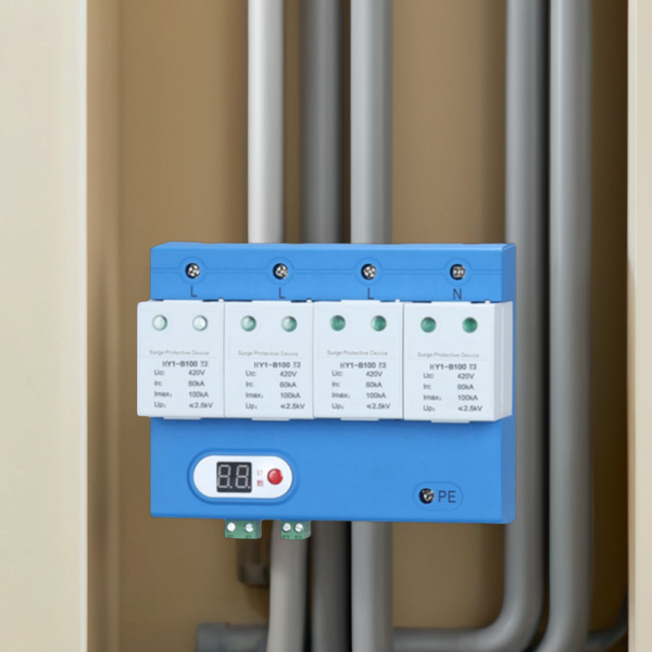 AC SPD 100KA 1P 2P 3P 4P 275V T2 Surge Protector for Electronic Equipment Lightning Protection Device - Image 5