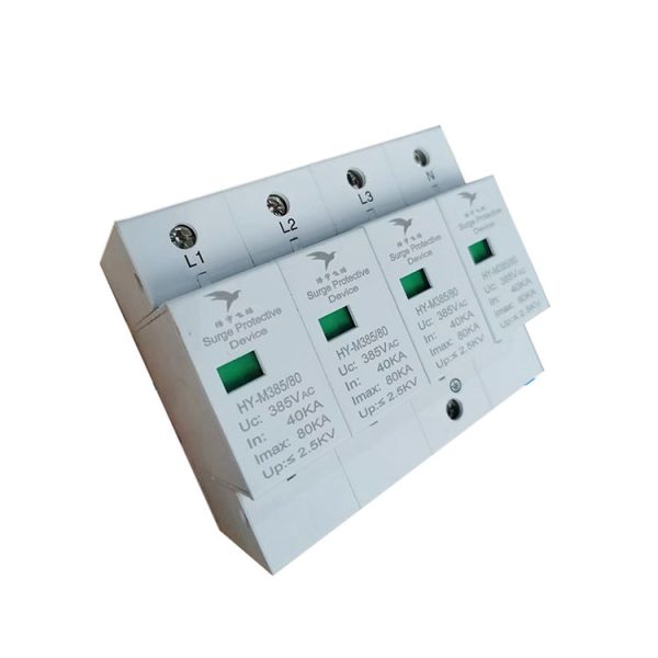 80KA T2 Low Voltage Three-Phase Lightning Arrester Surge Protector SPD Distribution for Electronic Equipment - Image 5